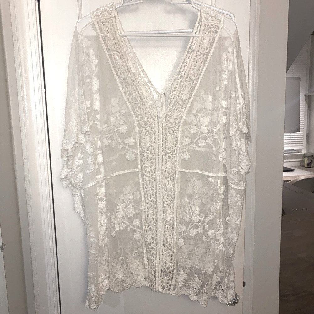Women’s lace swimsuit cover up dress -XS -NWOTS